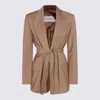 Max Mara Beige Wool Talento Blazer