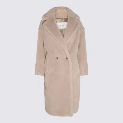 Max Mara Beige Wool Tedgirl Coat In Neutral