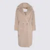 Max Mara Beige Wool Tedgirl Coat In Neutral