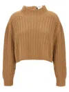 Max Mara Hodeida Cardigan In Brown