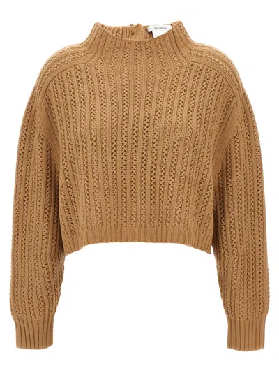 Max Mara Hodeida Cardigan In Brown
