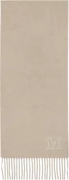 Max Mara Beige Wsdalia Scarf In 019 Beige
