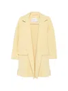 Max Mara Beira Pockets Jacket In Yellow