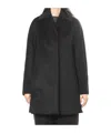 Max Mara Belize Coat In Black