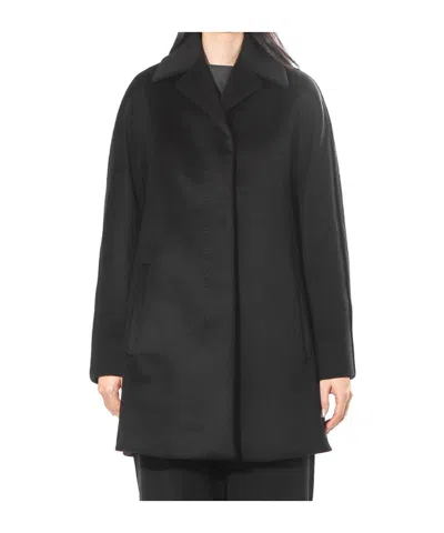 Max Mara Belize Coat In Black