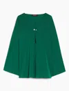 Max Mara Studio Umile Cady Blouse In Green