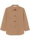 Max Mara Cotton Shirt In Brown