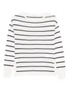 Max Mara White Striped T-shirt In White