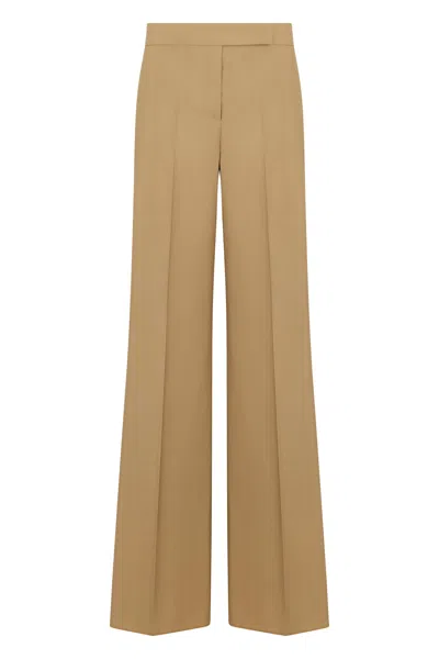 Max Mara Bell-bottoms In Brown