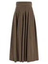 Max Mara Bellico 1234 Skirt In Brown