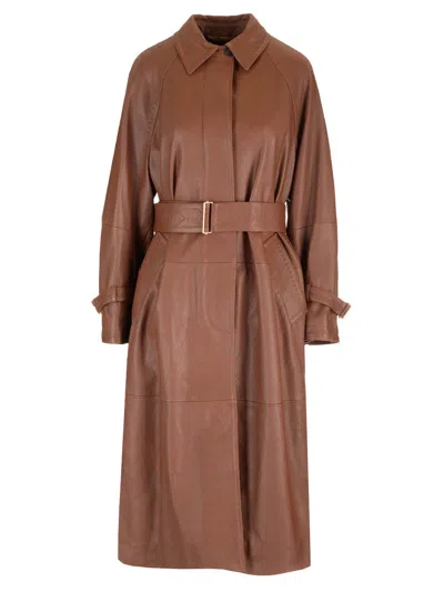 Max Mara Bellico Coats Brown