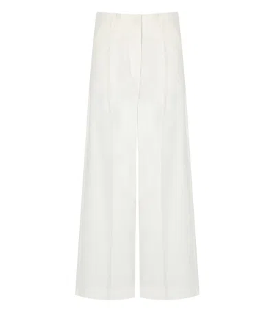 Max Mara Bellico White Pants