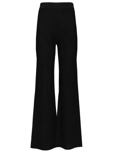 Max Mara Bello Knitted Trousers Black