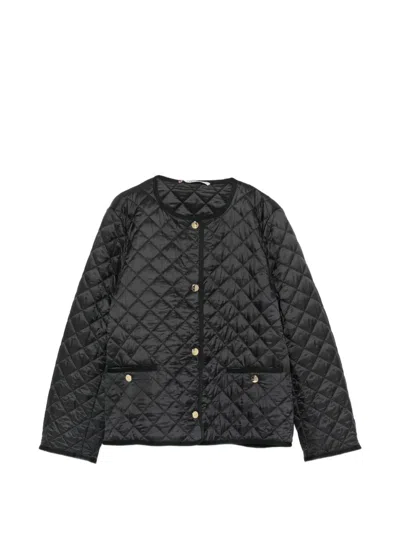 Max Mara Bello Quilted Jacket In Black
