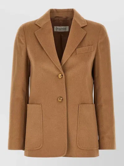Max Mara Belluno Blazer Notch Lapel Front Pockets