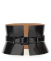 Max Mara Women Bustier Belt In Black