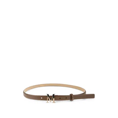 Max Mara Belt In Brown