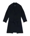Max Mara Belt Coat In Black