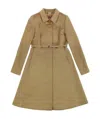 Max Mara Belt Coat In Brown