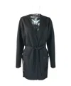 Max Mara Belt Design Cardigan In Black