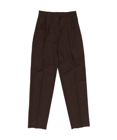 Max Mara Belt-loop Casual Pants In Black