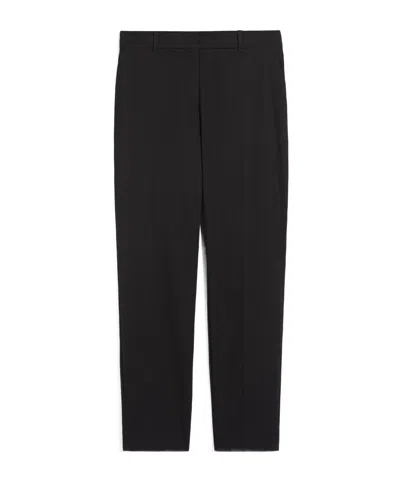 Max Mara Belt-loop Casual Pants In Black