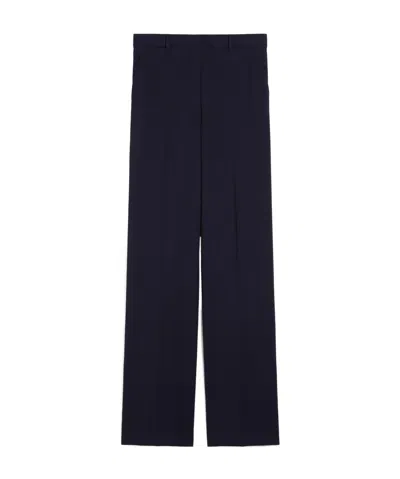 Max Mara Belt-loop Casual Pants In Black