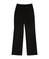 Max Mara Belt Loop Casual Pants In Black
