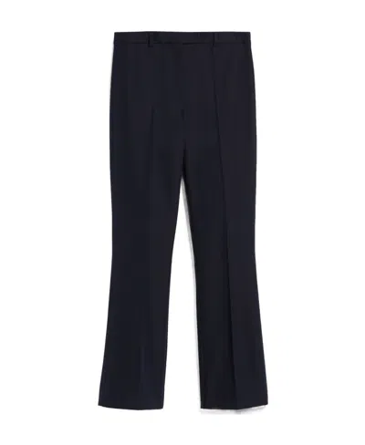 Max Mara Belt-loop Casual Pants In Black