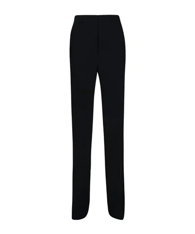 Max Mara Belt-loop Casual Pants In Black