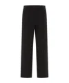 Max Mara Efedra Linen Silk Cigarette Pants In Black