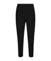 Max Mara Studio Straight Leg Tailored Trousers In Black