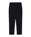 Max Mara Nepeta Ankle-length Trousers In Wool Crepe In Black
