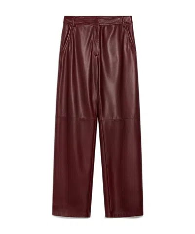 Max Mara Belt-loop Casual Pants In Brown