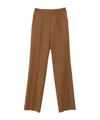 Max Mara Belt Loop Casual Pants In Brown