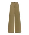Max Mara Belt Loop Casual Pants In Brown