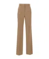 Max Mara Rauche Wide-leg Trousers In Brown