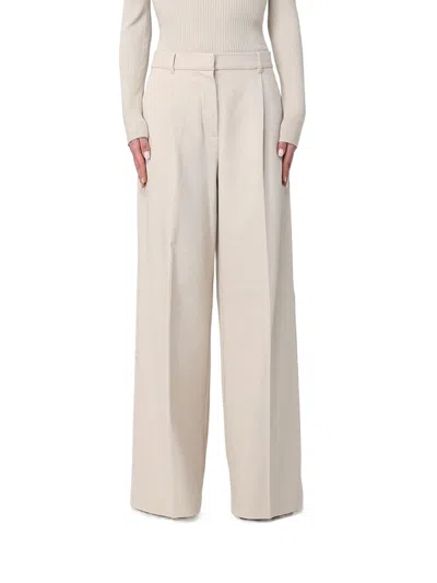 MAX MARA TEXTURED WIDE LEG TROUSERS