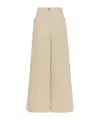 Max Mara Belt Loop Casual Pants In Neutral