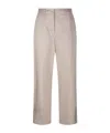 Max Mara Belt-loop Casual Pants In Nude