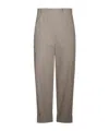 Max Mara Belt-loop Casual Pants In Nude