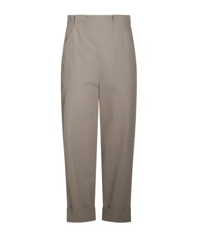 Max Mara Belt-loop Casual Pants In Nude