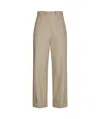 Max Mara Belt-loop Casual Pants In Nude