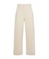 Max Mara Belt-loop Casual Pants In Nude