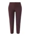 Max Mara Belt-loop Casual Pants In Red