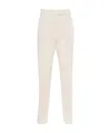 Max Mara Belt-loop Casual Pants In White