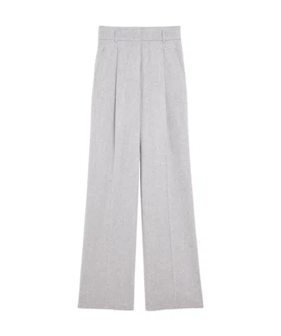 Max Mara Belt-loop Casual Pants In White