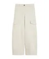 Max Mara Belt-loop Casual Pants In White
