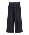 Max Mara Women's Centro Long Trouser Navy | Size 46 | 2411131161600001 In Black