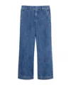 Max Mara Buono Wide Leg Jeans In Ultramarine In Blue